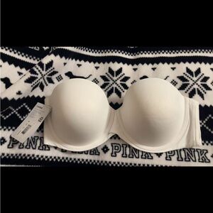 White Strapless Molded Bra NWT